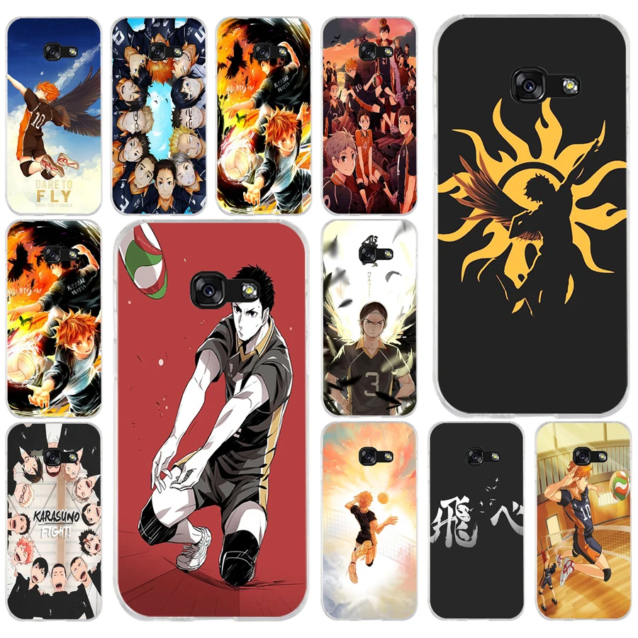 240AQ Haikyuu Fly Мягкий Силиконовый ТПУ чехол для телефона Samsung galaxy a3 a5 2016 2017 a6 A8 2018 |