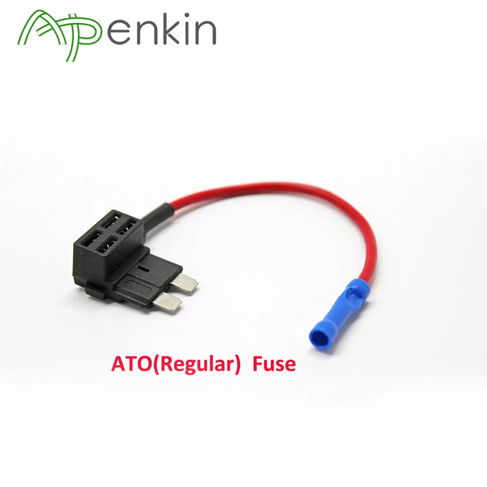12V Car Add A Circuit Fuse TAP Adapter Fuse Holder For Car Camera