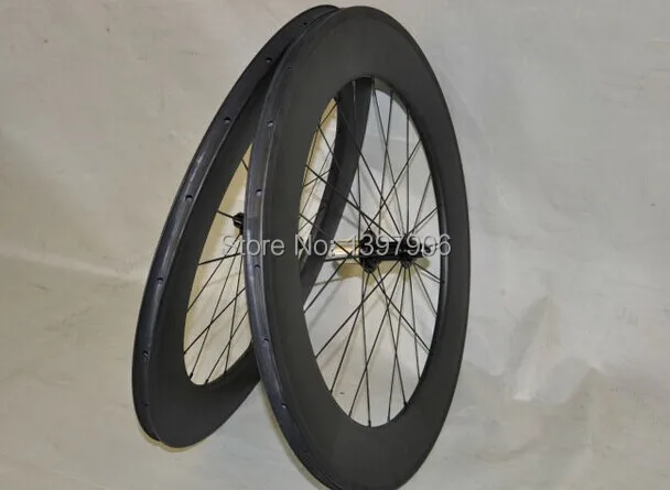 

bikes carbon wheelset 700c 88mm factory OEM carbon clincher wheels for road bicycle novatec hubs 271/372 25mm wide road bike