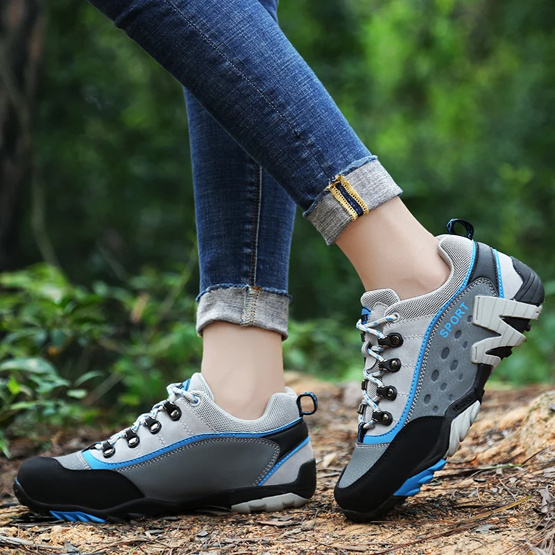 Женская обувь для пешего туризма, резиновая обувь высокого качества, уличные кроссовки, кожаная женская спортивная обувь для ходьбы, женская обувь для горного треккинга, обувь для путешествий