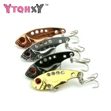 3.5g/3.5cm fishing lures Bionic Bait Fish hard bait bass vibration lure crankbait Fish Bass Bait Head Hooks YE-46Y