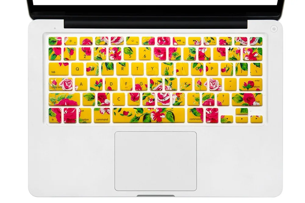 Красивые цветы Роза Серия Клавиатура Обложка защита кожи для Apple Mac Macbook Pro 13 15 17 Air