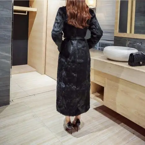 Pelliccia 2018 De Hiver 6xl Veste Faux 5xl Donna Manteau J106 Vison Long Femme Femmes Fourrure Maxi 5vAqXanwx