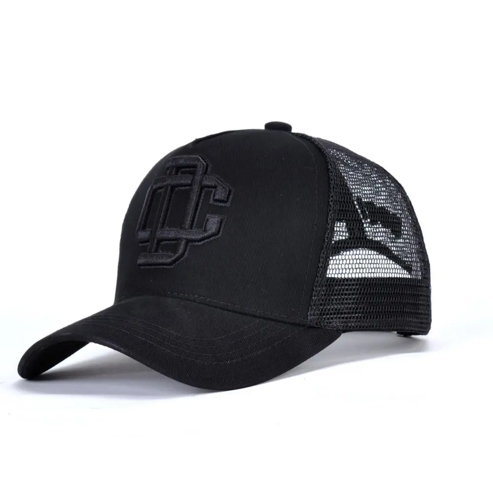 

High Quality DSQICOND2 Men Baseball Cap Summer Fashion Outdoor Mesh Hat Black