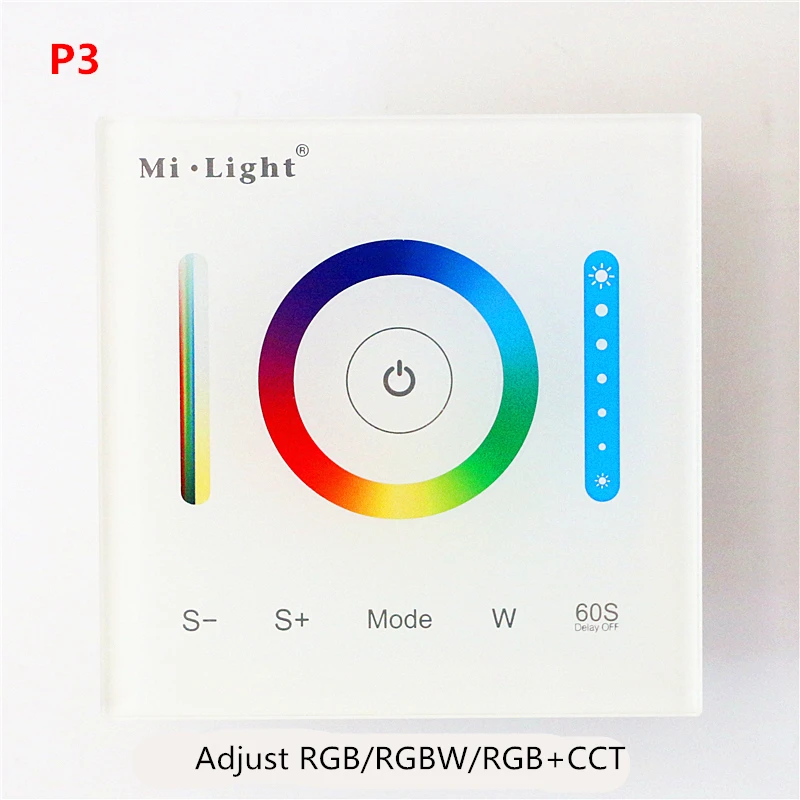 Умный стеклянный сенсорный экран Mi ng/CCT/RGB/RGBW/RGB + CCT 12 24 в пост. Тока| |