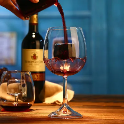 520ml 620ml Red wine glass cup Flat foot fountain High borosilicate gift Top quality | Дом и сад