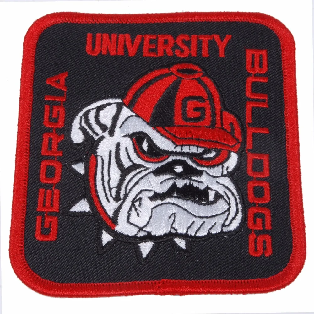 

US UNIVERSITY GEORGIA BULLDOGS BADGE PATCH