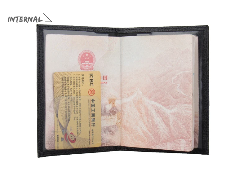 Одноцветное Цвет персонализированные выбивать Личи Обложка для паспорта Мода конфеты Обложка для паспорта PU кожаный бумажник (заказ
