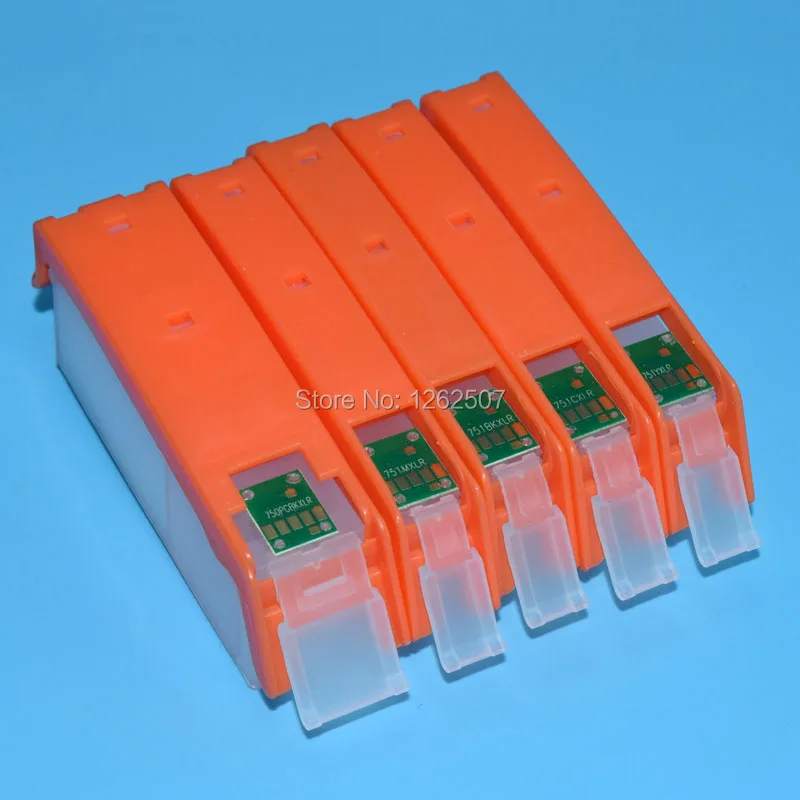 PGI-750 CLI-751 Refill Ink Cartridge For Canon MG5470 5570 5670