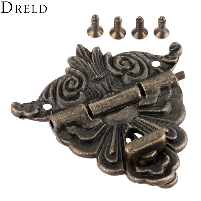 DRELD 54*58 ملليمتر العتيقة مربع المزالج فنتوري الأجهزة خمر الزخرفية أقفال أمان مزلاج للمجوهرات خشبي مربع درج مع مسامير DRELD 54*58 ملليمتر العتيقة مربع المزالج فنتوري الأجهزة خمر الزخرفية أقفال أمان مزلاج للمجوهرات خشبي مربع درج مع مسامير