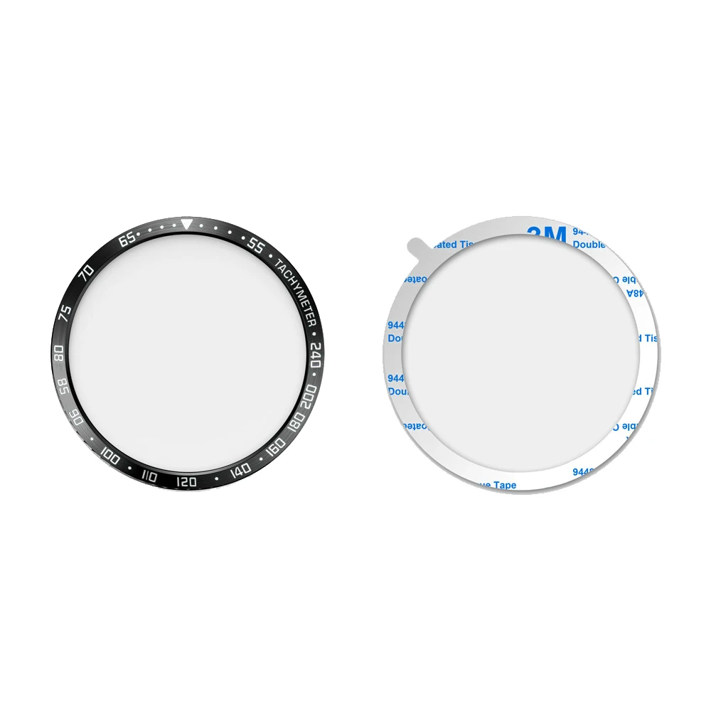 

Gear S3 Bezel For Samsung Galaxy Watch 46mm Metal Bezel Ring Adhesive Cover Anti Scratch smart watch accessories