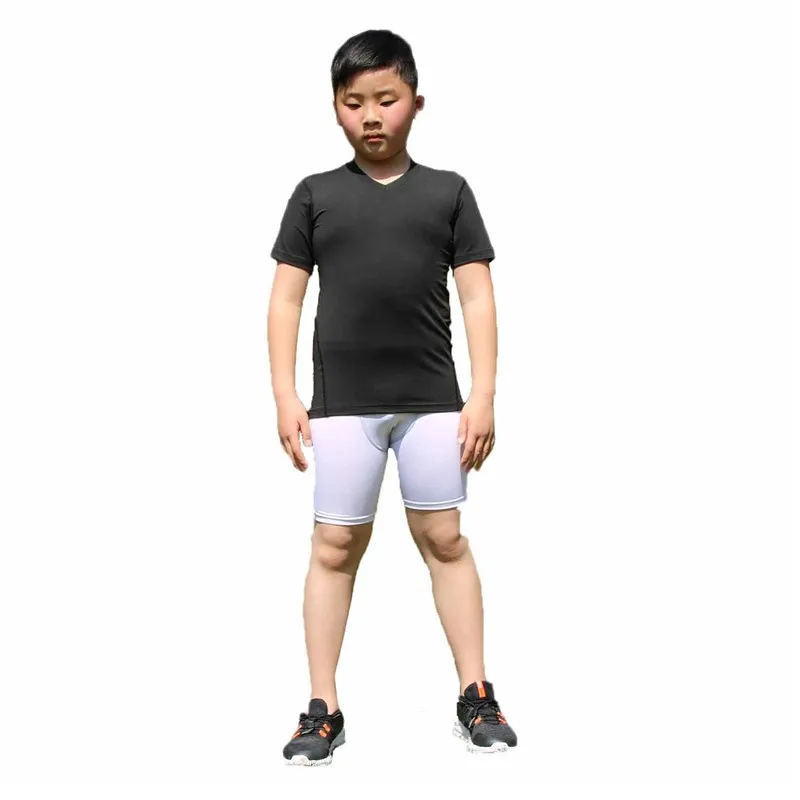 

2019 Kid's Casual Short Underwear Set T-Shirt and Shorts Quick Dry Short Sleeve Shirts Pants Football Basketball Running Sets