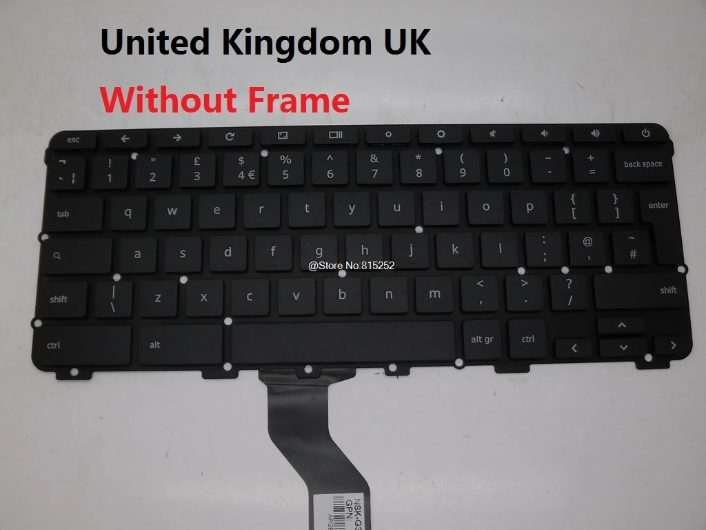 Laptop Keyboard For Acer For Chromebook 11 C738T 15 C910 C910-3916 NSK-G33SQ 0U D0K-V6333A Nordic NE NSK-G33SQ 0U Kingdom UK