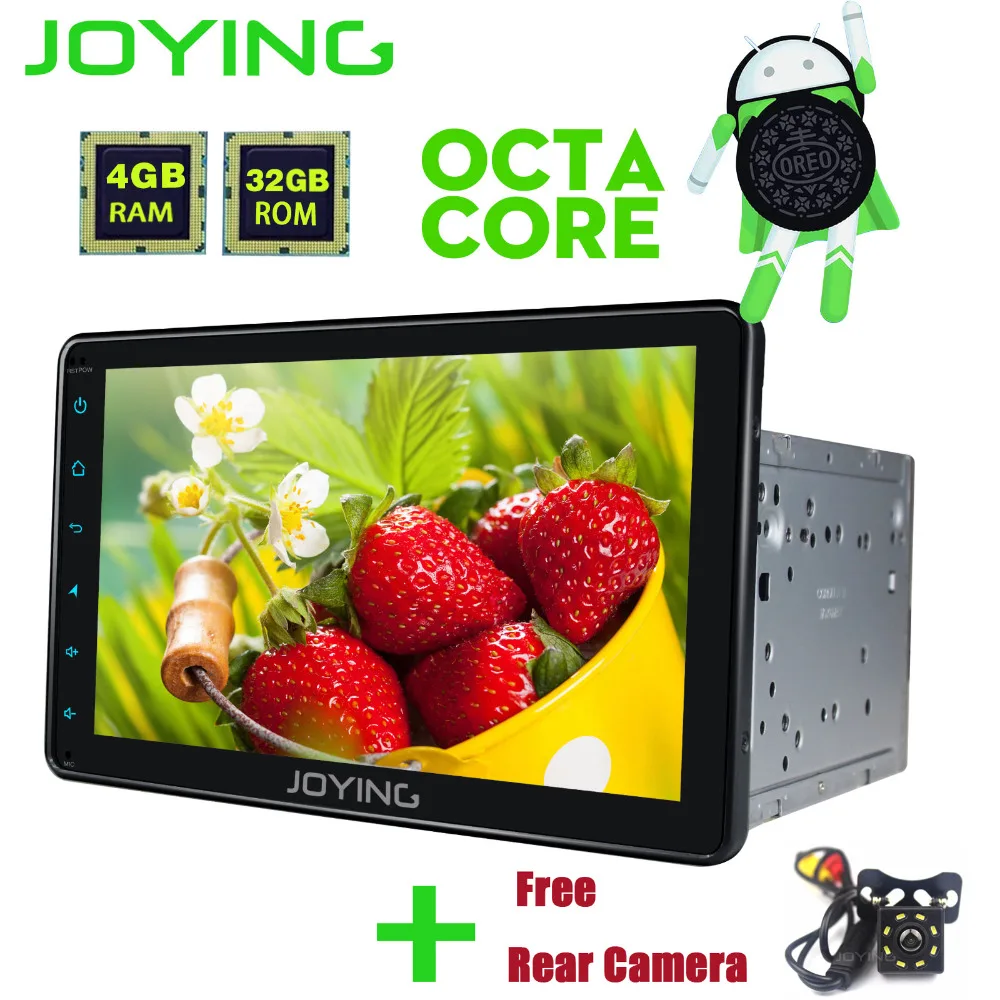 

Joying 4GB+32GB 2 din GPS Android 8.0 Car Stereo 8'' Auto Radio with Rear View Camera For Toyota Corolla Camry/Prius/RAV4/Hilux