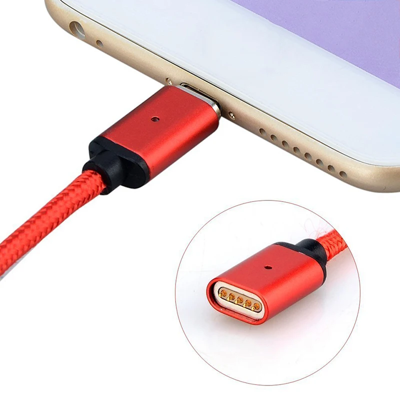 Магнитный кабель 3 в 1 IOS/type C USB/Micro USB зарядное устройство для телефона, зарядный кабель для телефона Android для iPhone X 8 7 6 6S 5 5S Plus