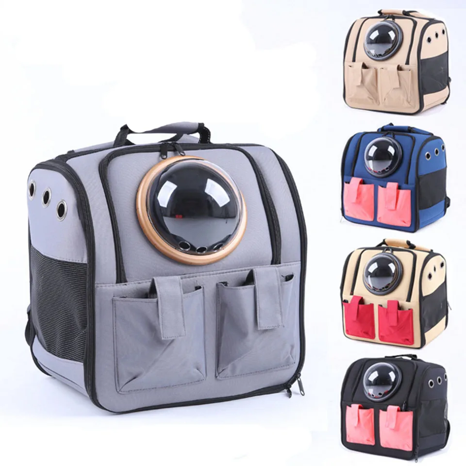 

Pet Carrier Backpack New Out Space 2- Pocket Mesh Cat Dog Puppy Travel Backpack Outdoor Pet Supplies Carrying Bag