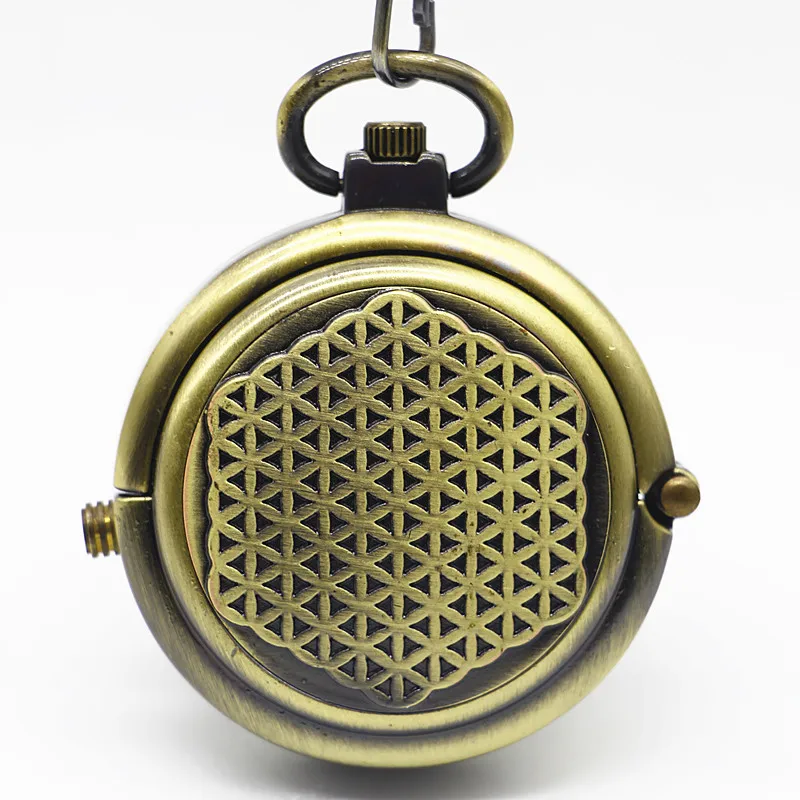 Antique-Bronze-Cover-Steampunk-Mechanical-Pocket-Watch-Roman-Number-Dial-Pendant-Chain-Men-Women-s-Gift