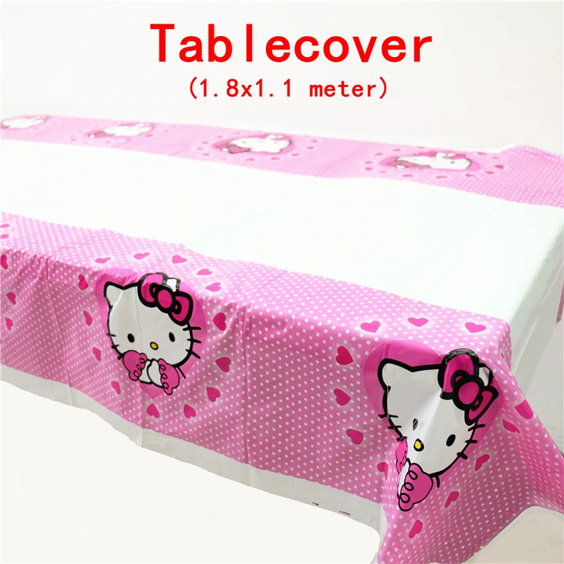 1 шт./лот одноразовые скатерти для стола Детская толстовка с капюшоном Hello Kitty Для