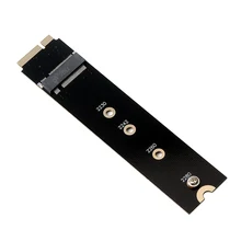 Adaptador conversor m.2, h1111z m2 ssd conector sata ssd adaptador raiser riser card para apple 2012 macbook air a1465 a1466 novo