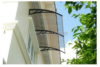 

DS60320, 600x3200mm,easy to install and strong structure DIY canopy,polycarbonate awning