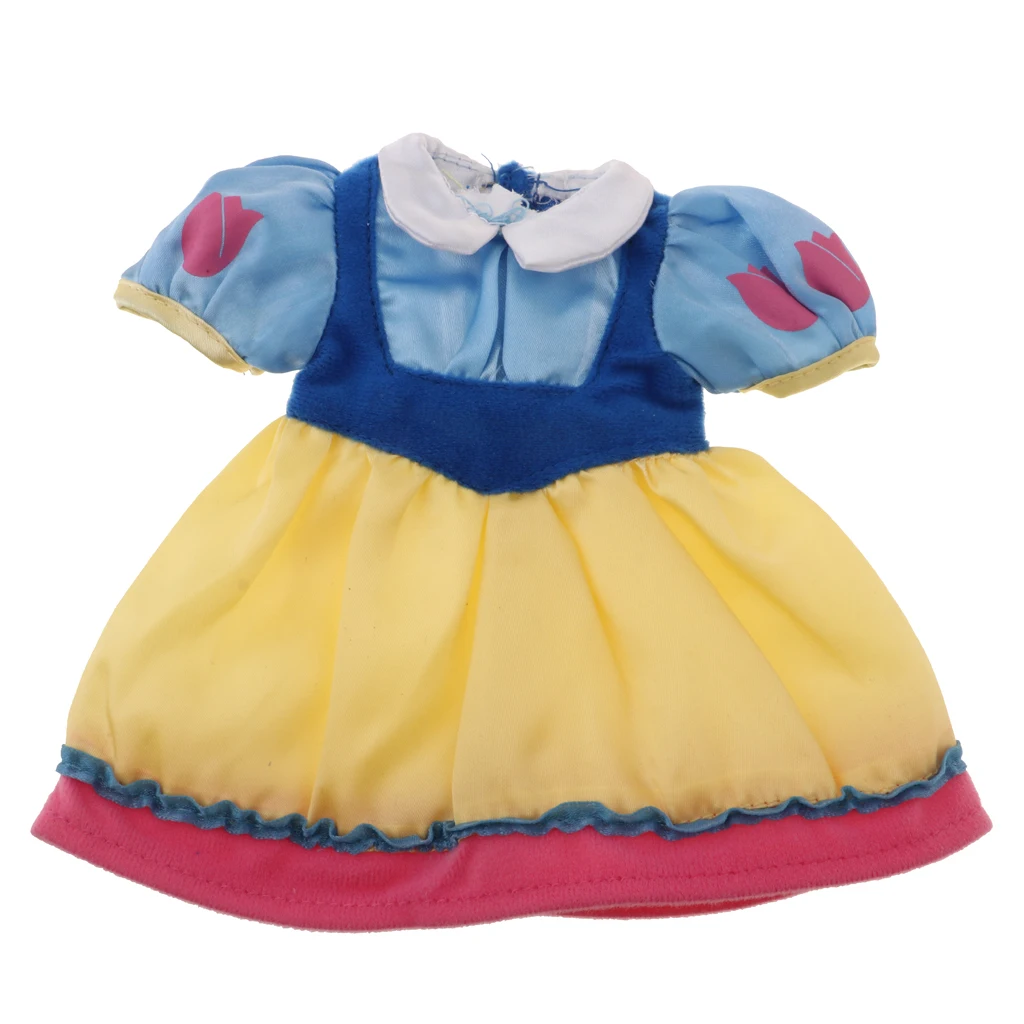  2 Pieces Handmade Fashion Dresses for 25cm Mellchan Baby Dolls 9-11inch Doll Dress up Accessory