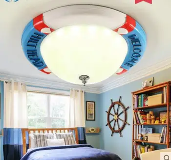 

Modern minimalist bedroom lamp creative children's room lights round ceiling lamp