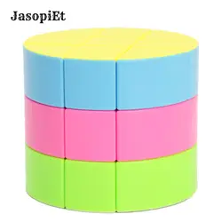 JasopiEt Новые 3 x3 цилиндр Magic cube Z cube Облако серии Скорость cube Puzzle игрушки Логические 6,6*6,6*5,7 см