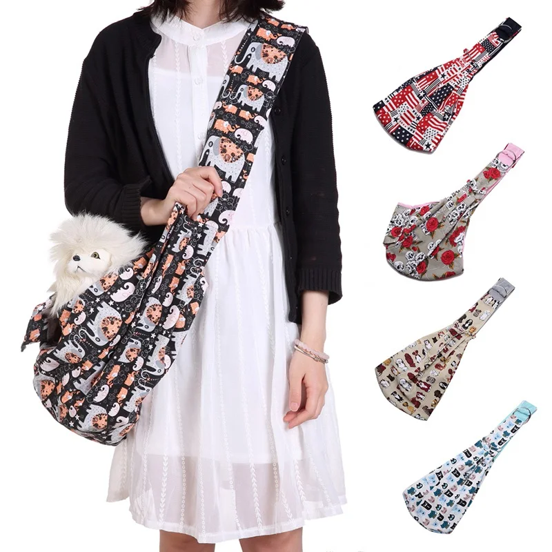 

Pet Dogs Carrying Bags Portable Outside Travel Puppy Cats Crossbody Carrying Bags Foldable Small Dogs Cats Carrying Backpack
