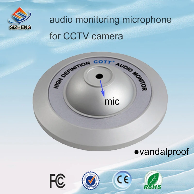 

SIZHENG COTT-C4 High quality anti-riot video surveillance CCTV microphone camera low noise for security soultions