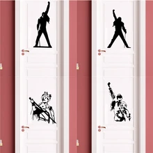 Queen Band Freddie Mercury Music Rock виниловые наклейки на дверь для гостиной обои для спальни декоративные наклейки