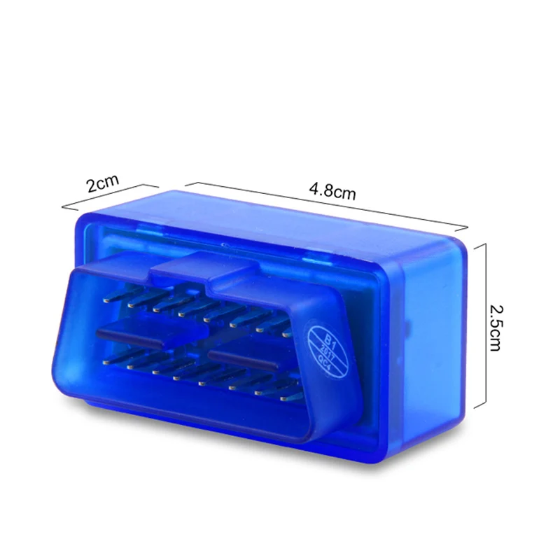 10 шт. elm327 V1.5 OBD2 Bluetooth Автосканер для автомобиля Elm-327 2,1 ODB Сканер диагностический автомобильный адаптер Сканер для России