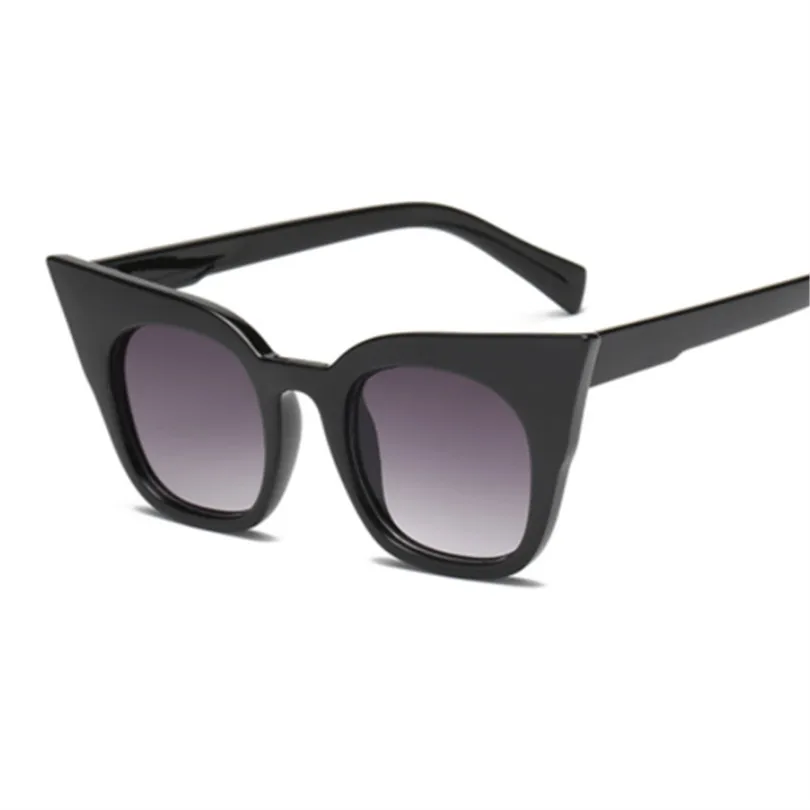 Новые солнцезащитные очки "кошачий глаз" для женщин и детей, Винтажные Солнцезащитные очки в форме, женские очки, брендовые дизайнерские солнцезащитные очки