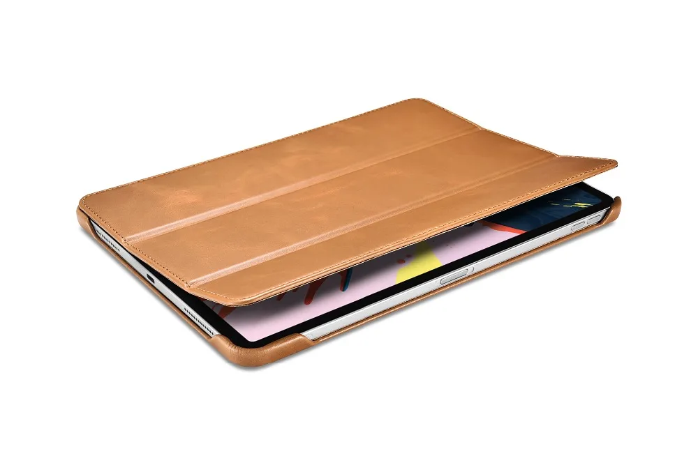 Icarer бизнес Ретро Кожаный Чехол для iPad Pro 1" Высокое качество Натуральная кожа флип чехол для iPad Pro 11(дюйм