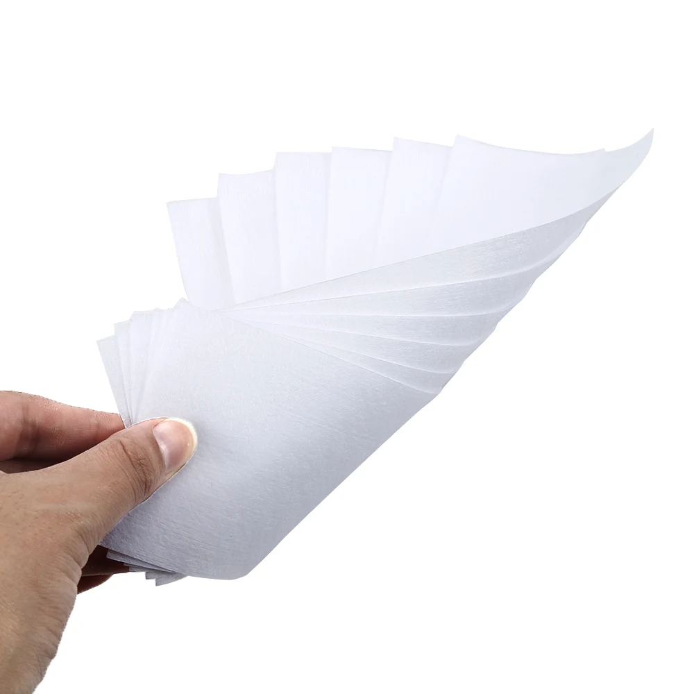 100pcs Hair Remove Wax Paper Strips Removal Nonwoven Body Hair Removal wax waxing for depilation cera depilatoria TSLM2
