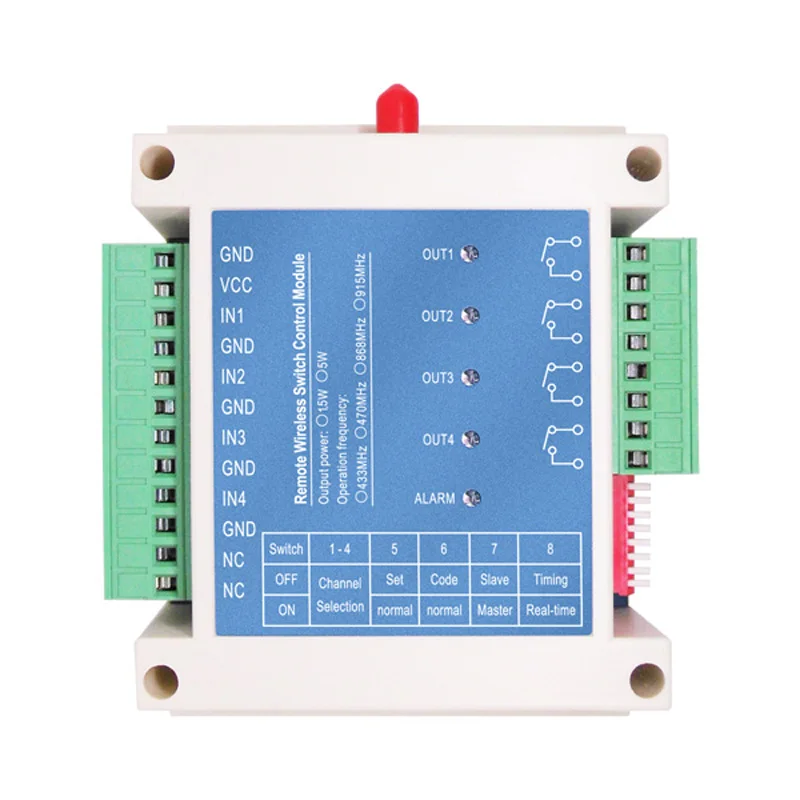 

G-NiceRF 2Pairs SK509 5W 433mhz| Four Channel Wireless Switch Controller Remote Control Switch Module for Water System Garden