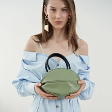 Женские сумки, сумки через плечо, клатч, Хобо, круглый верх, с ручками, дизайнерские, винтажные, с шариками, кожаные сумки, Bolsa Feminina