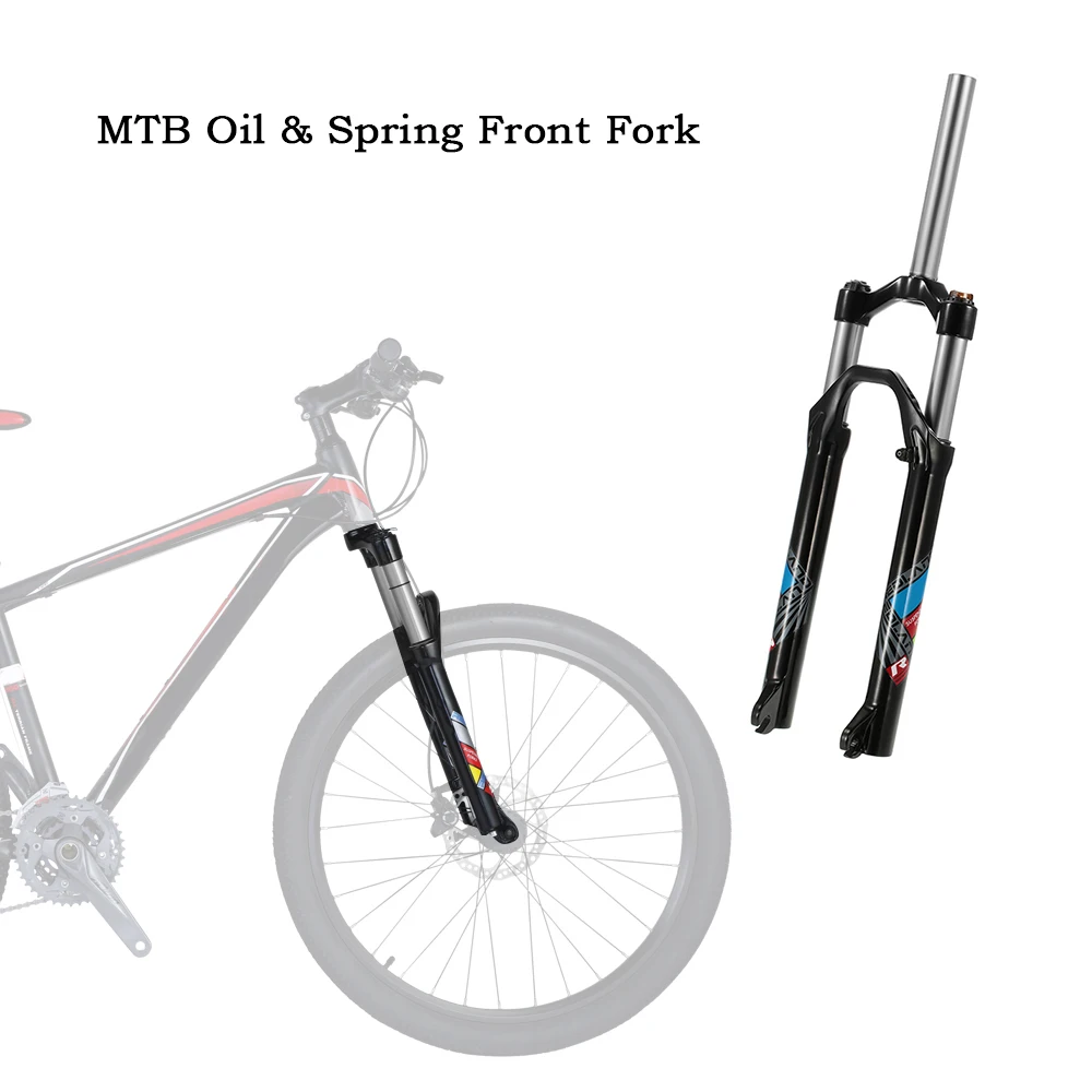 Модный Ультра-светильник 2" горный велосипед масло/весна передняя вилка MTB Передняя вилка велосипед аксессуары детали Велосипедная вилка