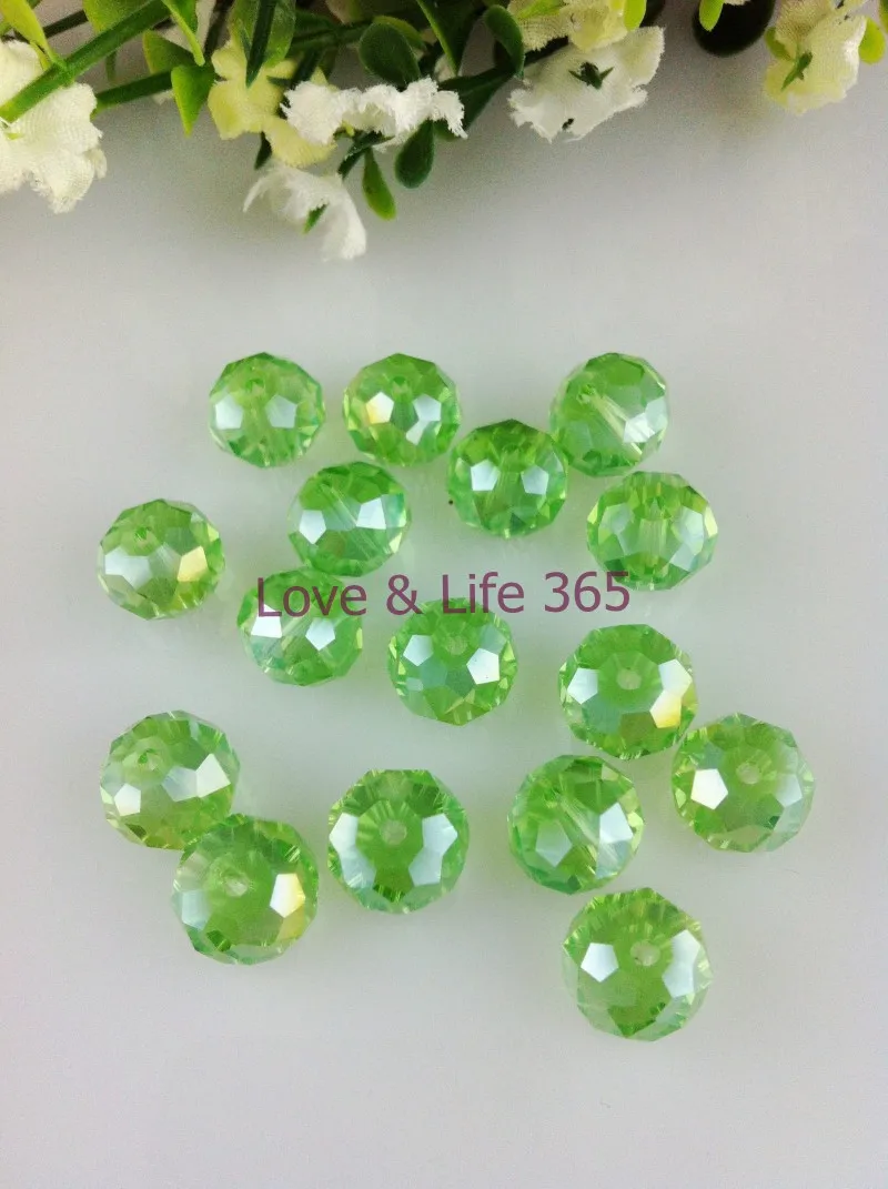 4 мм Apple Green AB круглые Кристальные бусины, 1000 шт/партия круглые Кристальные бусины аксессуары