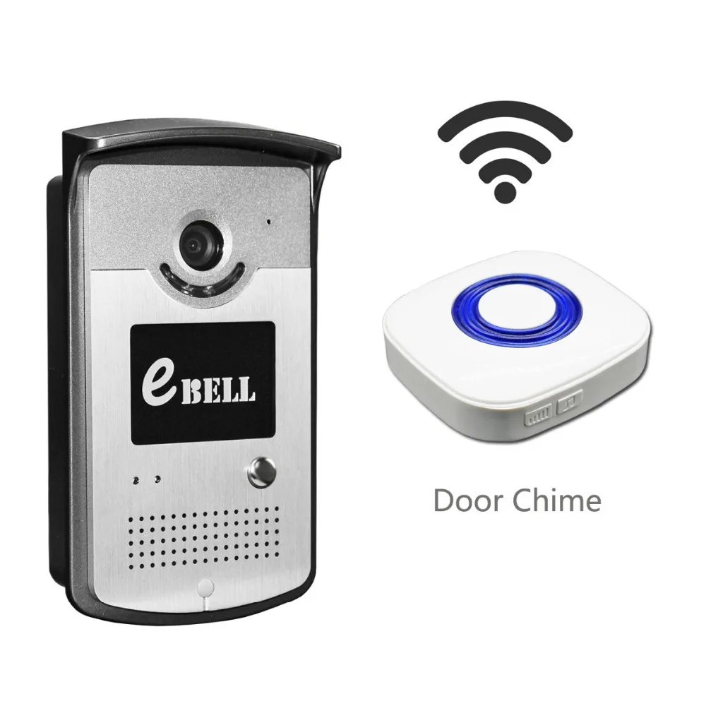 

New Night Vision Smart WiFi Doorbell Motion Detection Alarm IP Door Camera Smartphone App Control Unlock Door Intercom