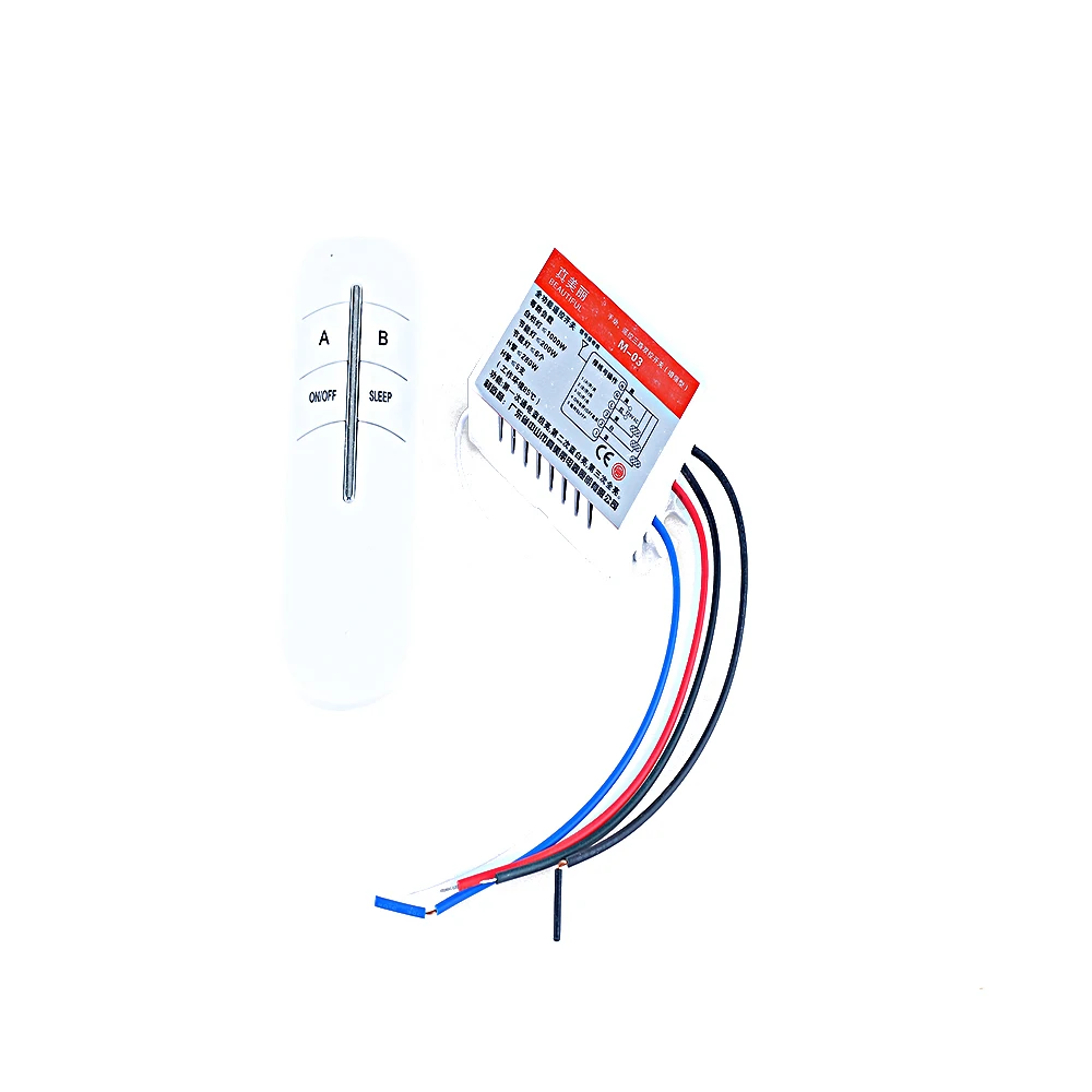 

1PC Automatic Light Switch RF Remote Control Switch 1/2/3 Ways 220V Wireless Receiver Lamp Light Accessories Home Improvements