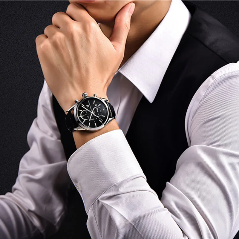Pagani Дизайн Reloj Hombre кварцевые часы кожа и нержавеющей стали мужчины люксовый бренд