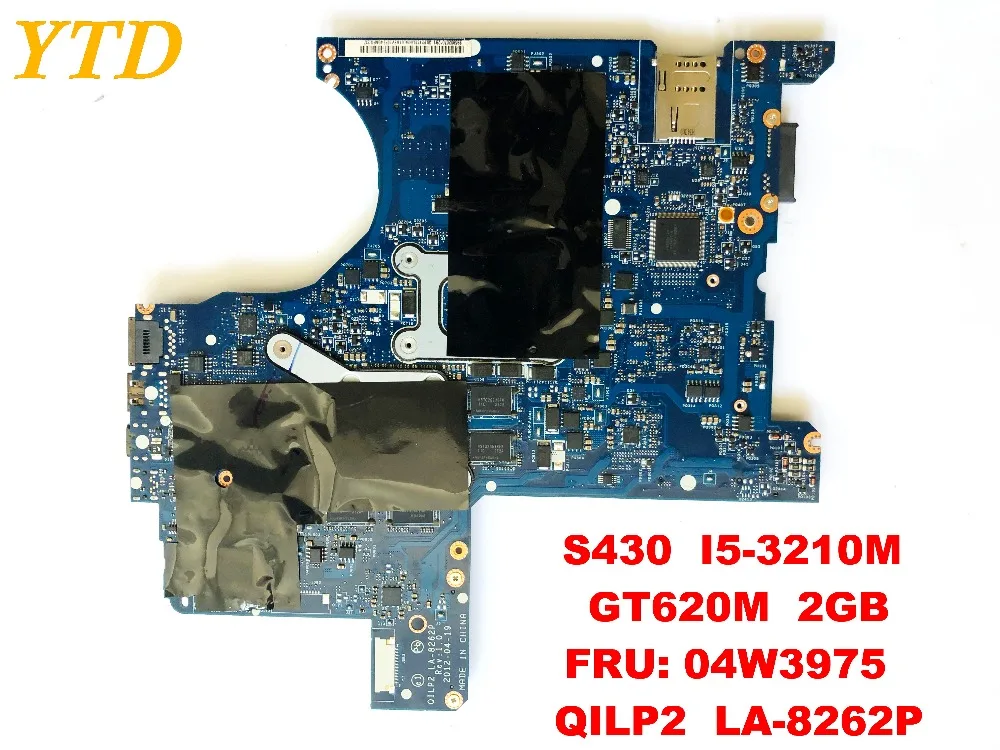 buy  Original for Lenovo Thinkpad S430 laptop motherboard I5-3210M GT620M 2GB FRU 04W3975 QILP2 LA-8262P