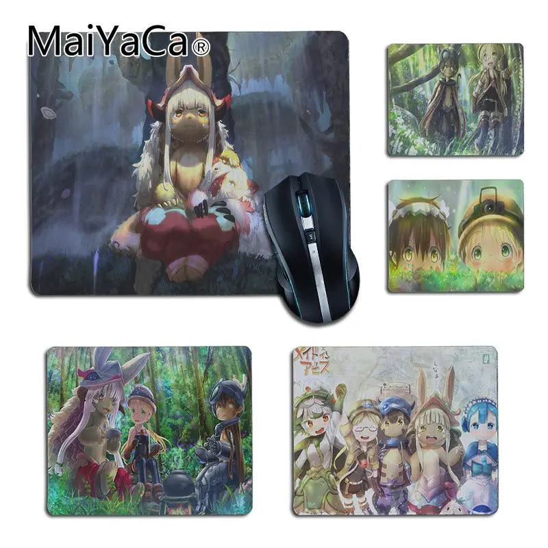

MaiYaCa made in abyss Comfort small Mouse Mat Gaming Mouse pad Rubber PC Computer Gaming mouse pad anime mousepads