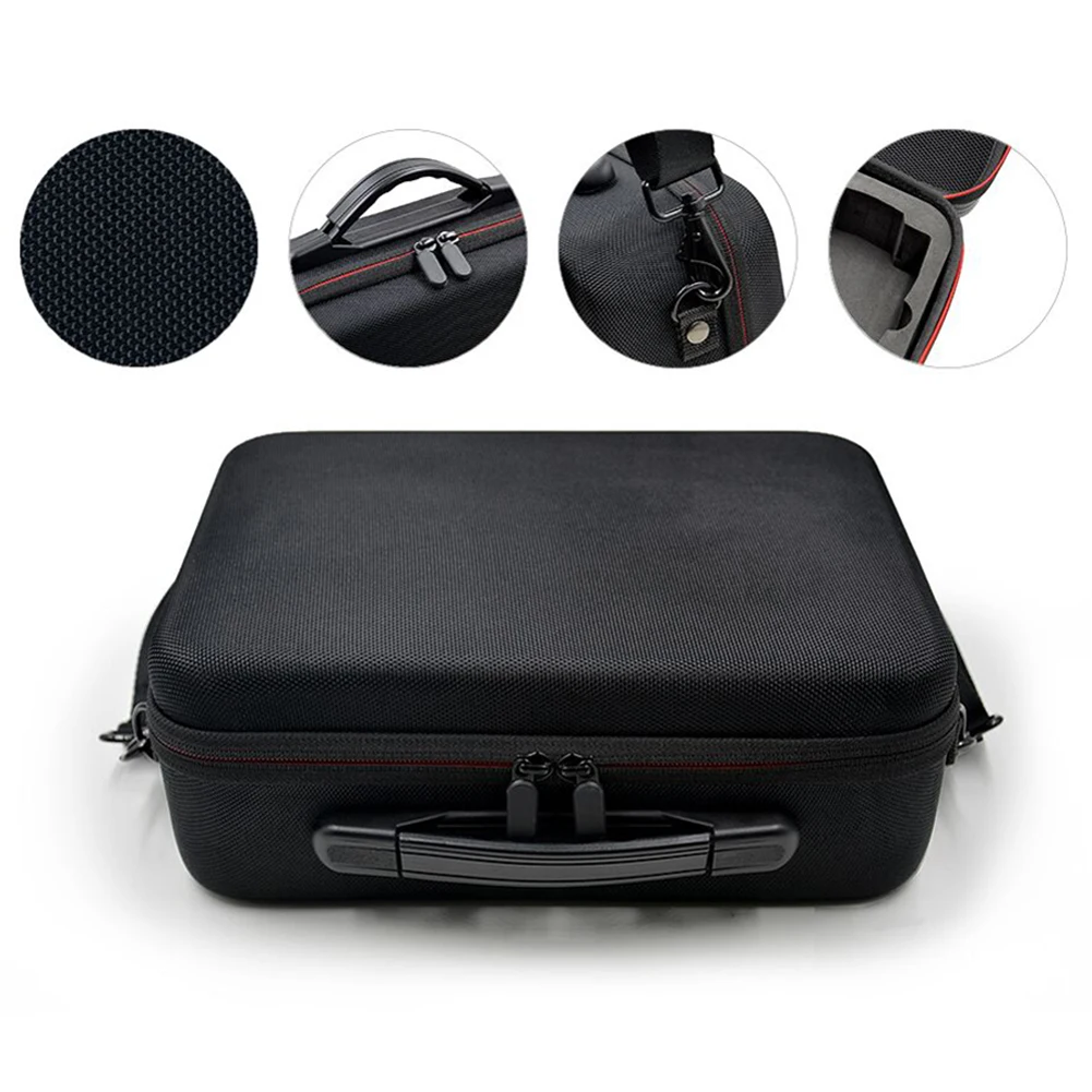 Black Single-shoulder PU Storage Bag Waterproof Handbag Suitcase For Mavic Air x
