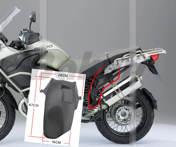 Для BMW R1200GS крыло заднего крыла расширение для BMW R 1200 GS/GSA LC 2005-2013 модели с масляным охлаждением