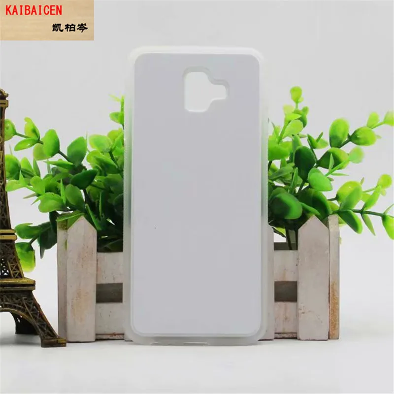 Clear DHL Для samsung J6 Prime чехол TPU+ PC мягкий 2D сублимации передачи тепла чехол для телефона - Цвет: Clear