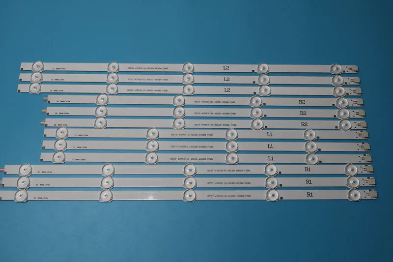 

100%New 12 Pcs/lot 47" LG 47LN519C-CC LED strip replacement 6916L-1174A 6916L-1175A 6916L-1176A 6916L-1177A