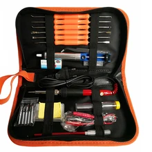 60 Вт Электрический паяльник с регулируемой температурой 220 В 110 В сварочный паяльник паяльная станция паяльник аксессуары