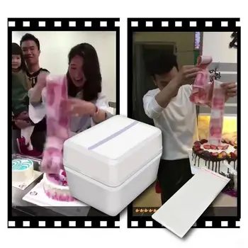 

Funny toy box cake props making surprise