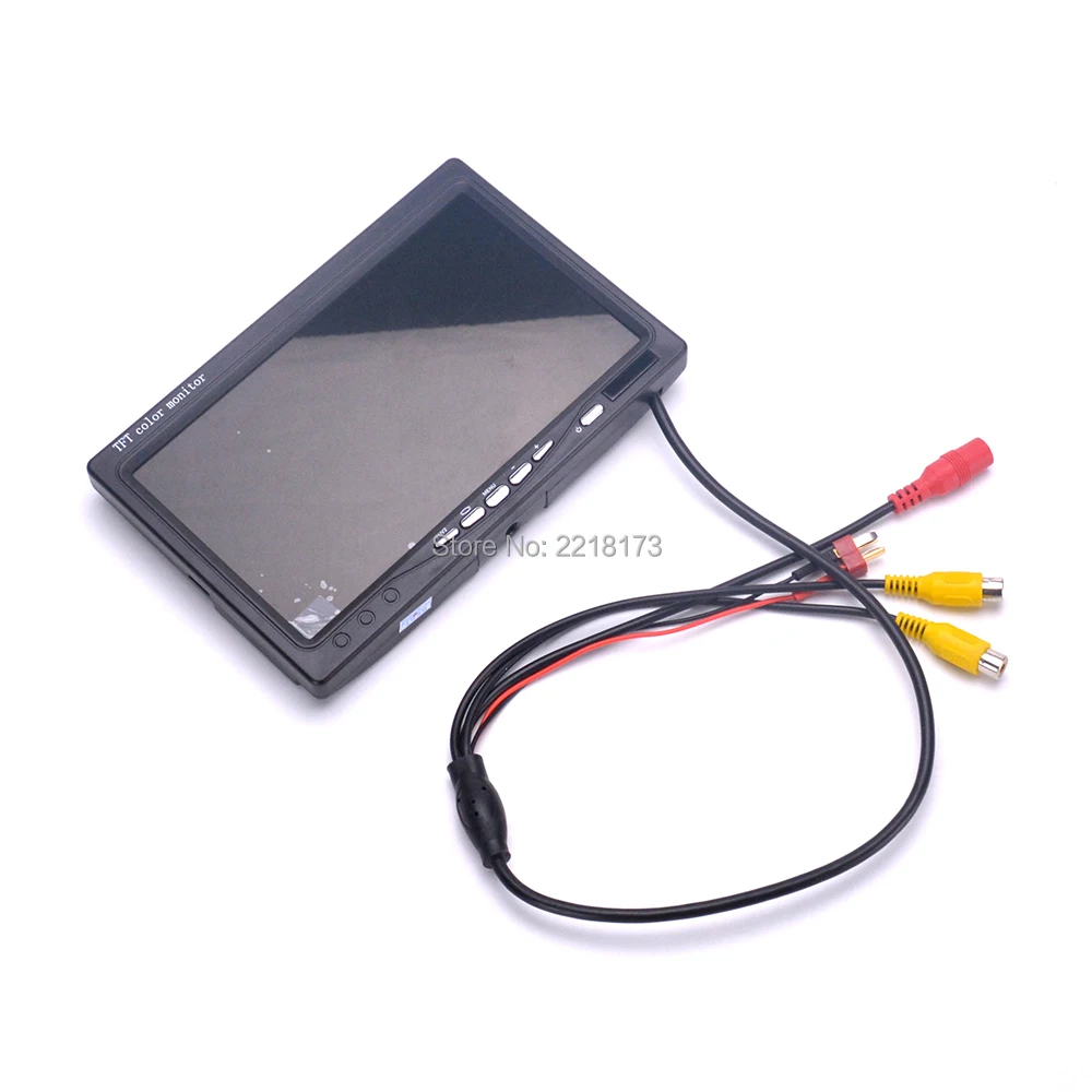 

7 inch 7" LCD TFT FPV 1024 x 600 Monitor with T plug Screen FPV Monitor No blue for FPV Quadcopter
